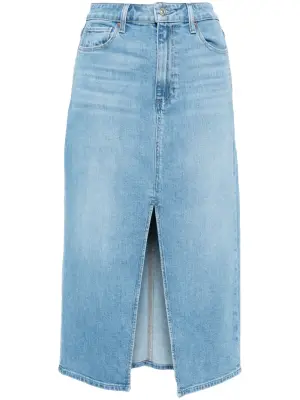 Джинсовая юбка миди Angela