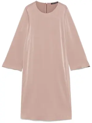 Атласное платье мини