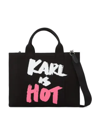 Сумка-тоут Karl Is Hot среднего размера