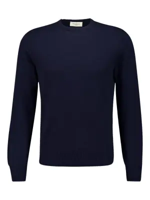 Кашемировый свитер с круглым вырезом