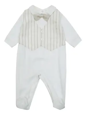 Спортивный костюм с полосатым жилетом