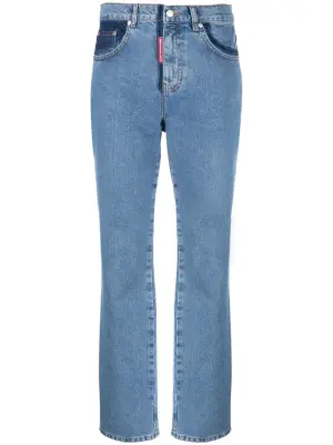 Прямые джинсы