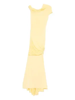 Драпированное платье Pascal асимметричного кроя