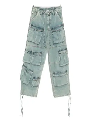 Джинсы с кулиской