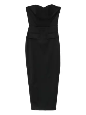 Платье без бретелей