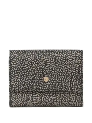 Средний складной кошелек с принтом