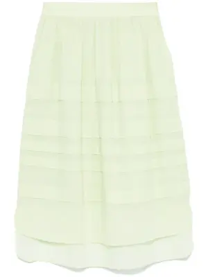 Юбка миди в рубчик