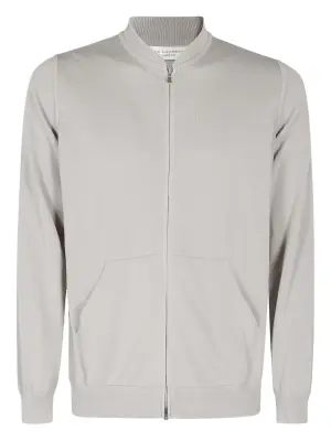 Кардиган на молнии с воротником-стойкой