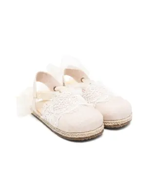 Эспадрильи с кружевом