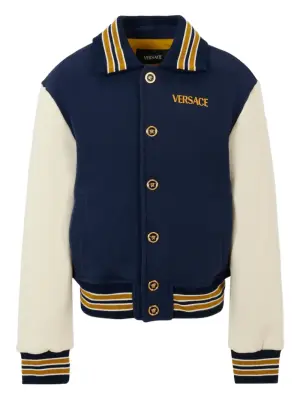 бомбер с контрастными рукавами