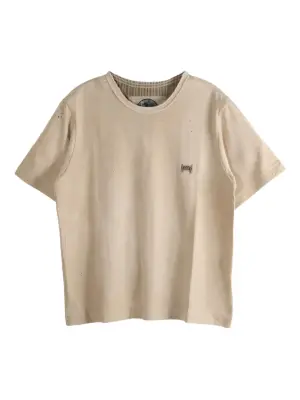 speckled cotton T-shirt