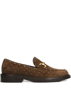 Замшевые лоферы