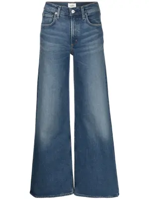 Широкие джинсы Loli с нашивкой-логотипом