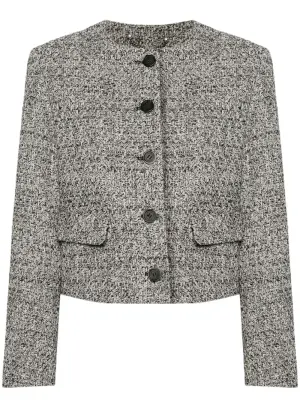 Укороченный жакет из букле