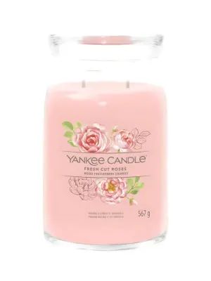 Свеча с ароматом свежесрезанных роз