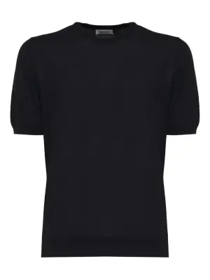 Хлопковая футболка с короткими рукавами