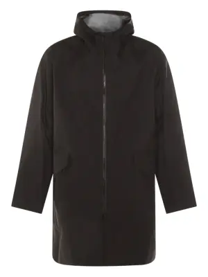 Пальто с капюшоном и застежкой-молнией