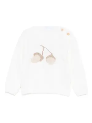 Свитер с круглым вырезом