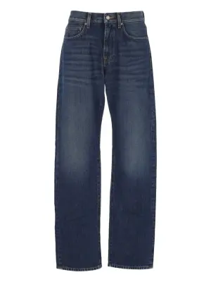 Джинсы с нашивкой-логотипом