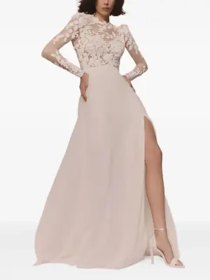 Кружевное платье Teresine с высоким воротником