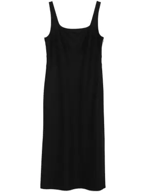 Фетровое платье миди