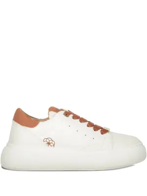 Кеды с цветочным принтом