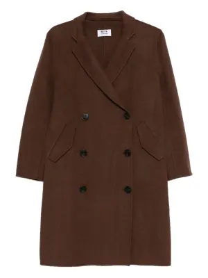 Двубортное пальто