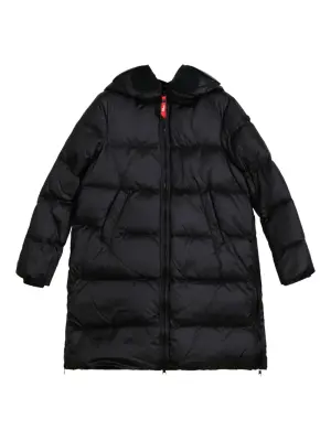 Стеганая куртка с капюшоном