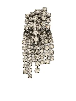 Серьги, украшенные кристаллами