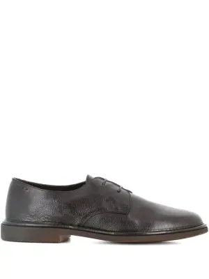 Фактурные туфли на шнуровке