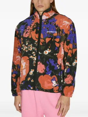 Флисовая куртка с цветочным принтом