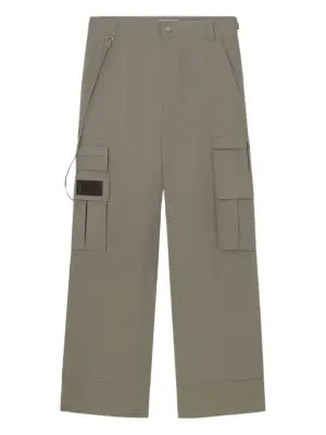 Прямые брюки карго кобальтового цвета