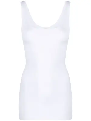 Топ без рукавов с U-образным вырезом