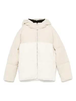 Пуховик с принтом