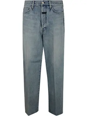 Джинсы со складками