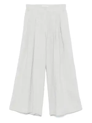 Брюки палаццо с люрексом