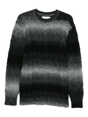 Свитер фактурной вязки
