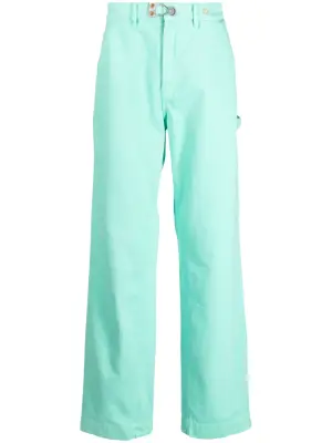 Джинсы с вышитым логотипом