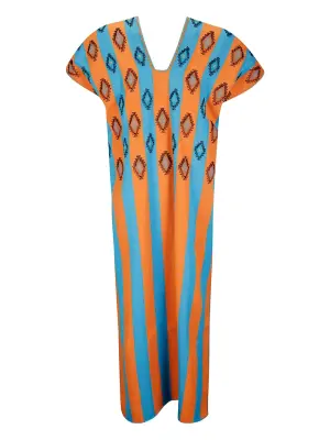 Платье макси с вышивкой