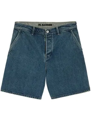 Джинсовые шорты прямого кроя