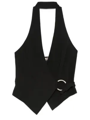 Жилет с вырезом халтер