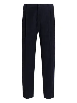 Вельветовые брюки чинос со складками