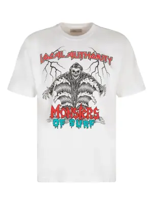 Хлопковая футболка с графическим принтом