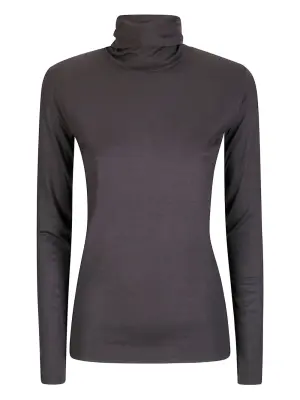 Футболка с высоким воротником и длинными рукавами