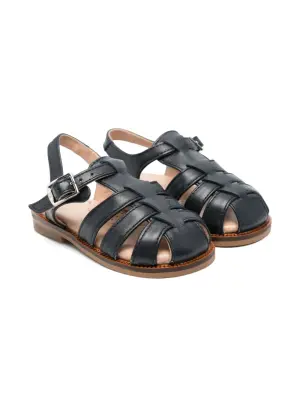 Кожаные сандалии