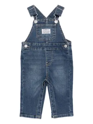 Джинсовый комбинезон на пуговицах