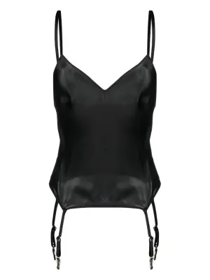 Шелковый топ на бретелях