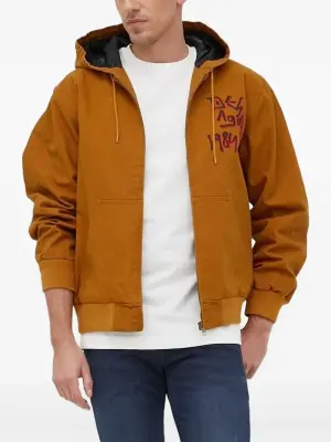 Куртка с капюшоном и графичным принтом