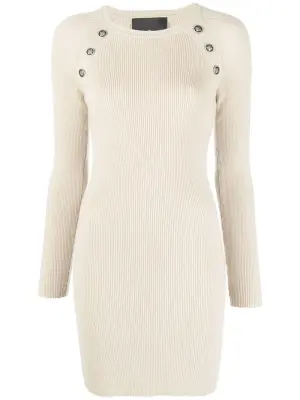 Платье с декоративными пуговицами