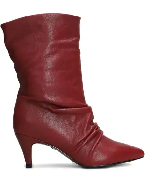 Сапоги Laika со сборкой, каблук 55 мм